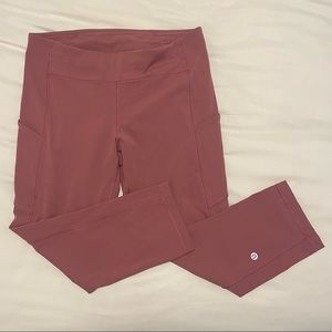 LuluLemon 22” Leggings with side pocket